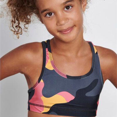 BodyTalk Παιδικό Aθλητικό Bra με Print για Kορίτσια