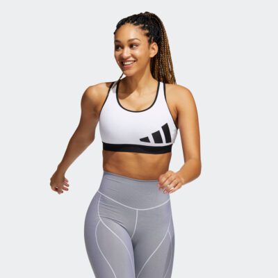 adidas Believe This Medium-Support Workout Logo Bra