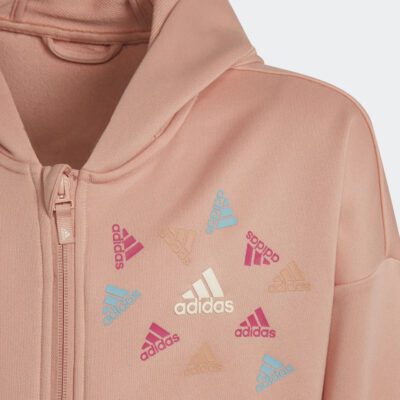 adidas Aeroready Up2Move Cotton Touch Training Loose Full-Zip Hoodie