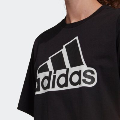 adidas Essentials Logo Cropped T-Shirt - Loose FIT