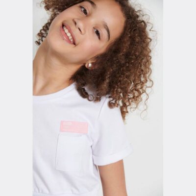 BodyTalk Παιδική κοντή μπλούζα για κορίτσια "One World"