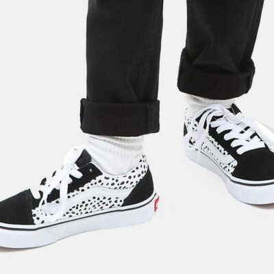 Vans Jn Old Skool Dalmatian Εφηβικά Παπούτσια