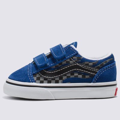 Vans Old Skool Reflect Check Flame Βρεφικά Παπούτσια