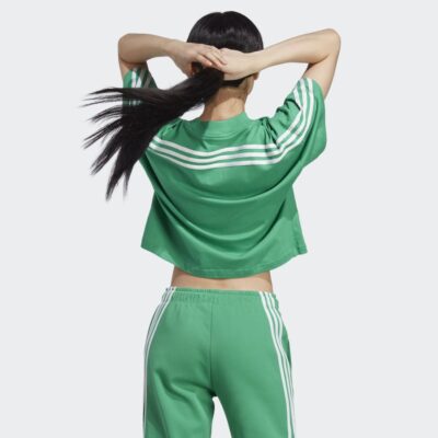 adidas Future Icons 3-Stripes Γυναικείο Κοντομάνικο Crop