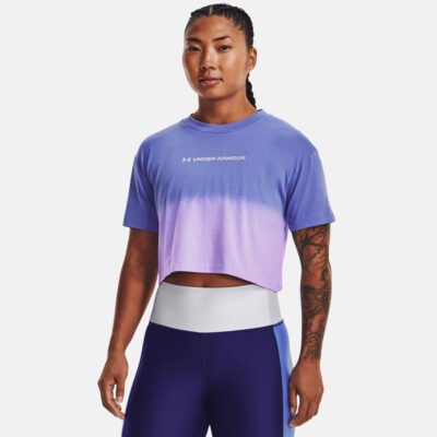 Under Armour UA Branded Dip Dye Crop Γυναικείο T-Shirt
