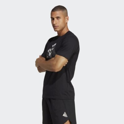 adidas Train Essentials Seasonal Logo Ανδρικό T-Shirt Προπόνησης