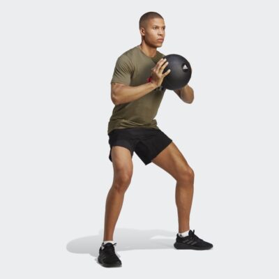 adidas Train Essentials Seasonal Logo Ανδρικό T-Shirt Προπόνησης