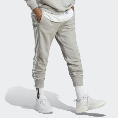 adidas Essentials French Terry Tapered Cuff 3-Stripes Ανδρική Φόρμα