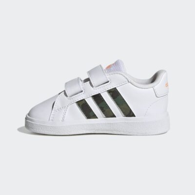 adidas Grand Court Hook and Loop Βρεφικά ΠαπούτσιαMedial Center View_grey