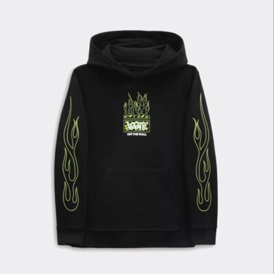 Vans Neon Flames Παιδικό Φούτερ με Κουκούλα