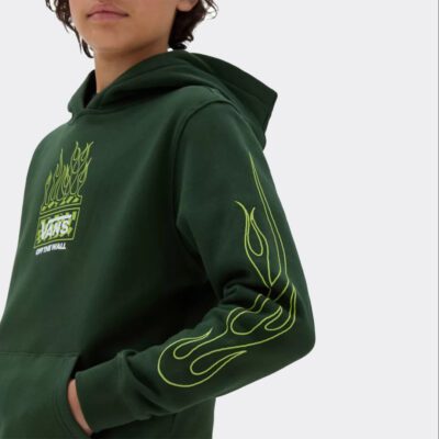 Vans Neon Flames Παιδικό Φούτερ με Κουκούλα
