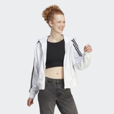 adidas Essentials 3-Stripes French Terry Bomber Γυναικεία Ζακέτα