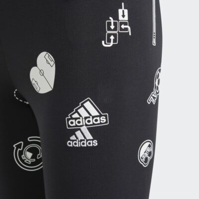 Adidas Black Brand Love Παιδικό Κολάν