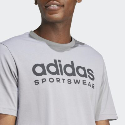 Adidas Sportswear Ανδρικό T-shirt Model_Detail View 1_grey