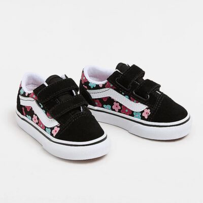 Vans Old Skool Glitter Flower Power Βρεφικά Παπούτσια