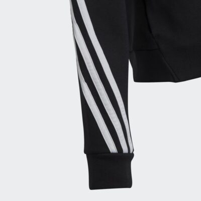 adidas Future Icons 3-Stripes Full-Zip Παιδική Ζακέτα με Κουκούλα