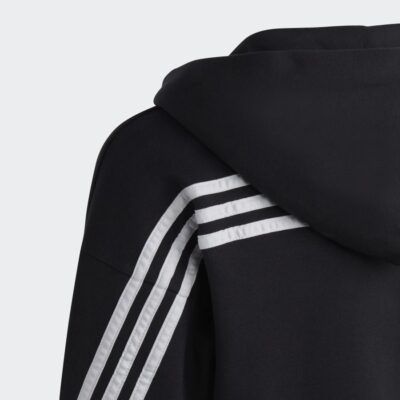 adidas Future Icons 3-Stripes Full-Zip Παιδική Ζακέτα με Κουκούλα