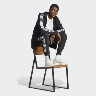 adidas Essentials French Terry 3-Stripes Full-Zip Hoodie Ανδρική Ζακέτα