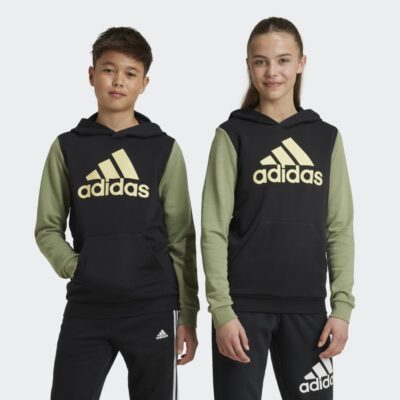 adidas Essentials Big Logo Παιδικό Φούτερ με ΚουκούλαModel_Standard Unisex Pair Shot_grey