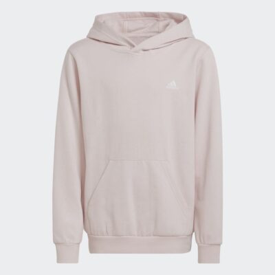 Adidas Essentials Small Logo Fleece Παιδικό Φούτερ με Κουκούλα