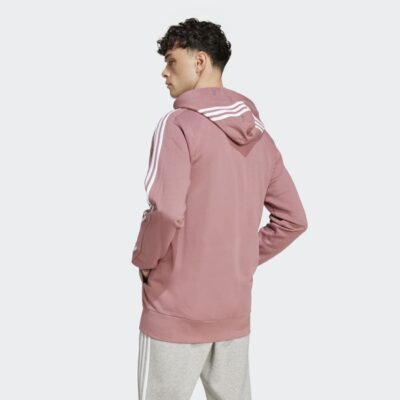 adidas Essentials French Terry 3-Stripes Full-Zip Hoodie Ανδρική Ζακέτα