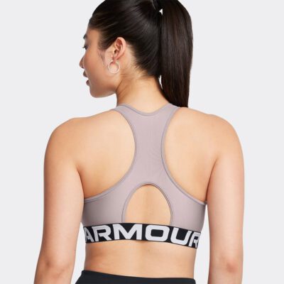 Under Armour HeatGear® Armour Mid Branded Sports Bra