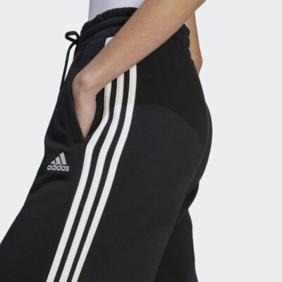 adidas Essentials 3-Stripes French Terry Wide Γυναικείο Παντελόνι Φόρμας