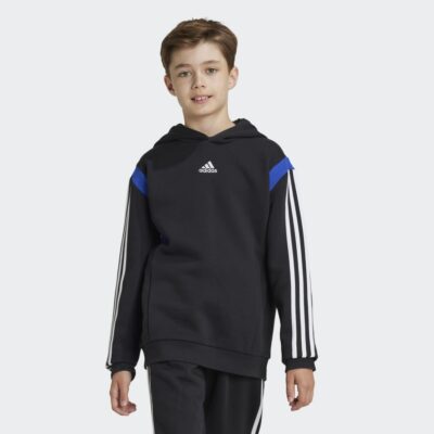 adidas Essentials Colorblock Παιδικό Φούτερ με Κουκούλα