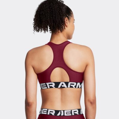 Under Armour HeatGear® Armour Mid Branded Sports Bra