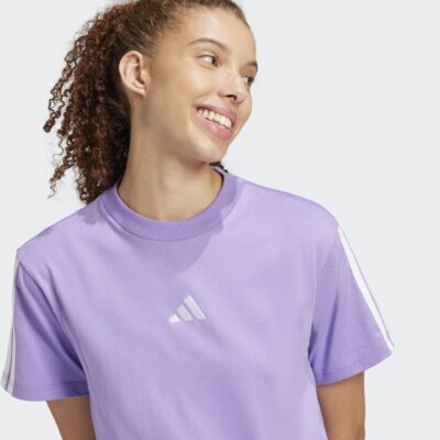 adidas Essentials 3-Stripes Cotton Γυναικείο T-Shirt