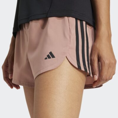 adidas Pacer Training 3-Stripes Woven High-Rise Shorts