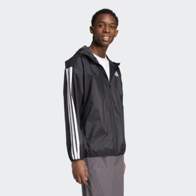 adidas Ripstop EssentialEssentials 3-Stripes Ανδρικό Αντιανεμικό Μπουφάν