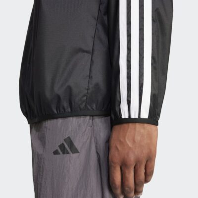 adidas Ripstop EssentialEssentials 3-Stripes Ανδρικό Αντιανεμικό Μπουφάν