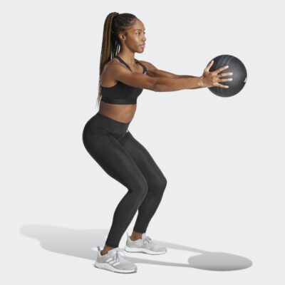 adidas Powerreact Training Medium-Support Zip Bra
