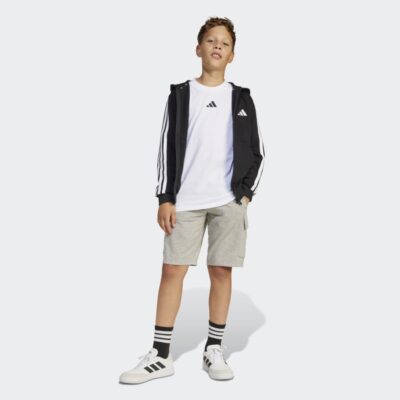 adidas Essentials Full-Zip Hoodie Παιδική Ζακέτα με Κουκούλα