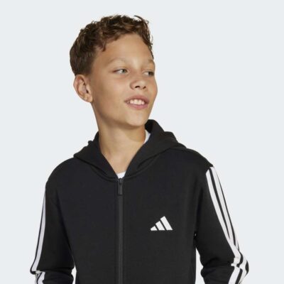 adidas Essentials Full-Zip Hoodie Παιδική Ζακέτα με Κουκούλα