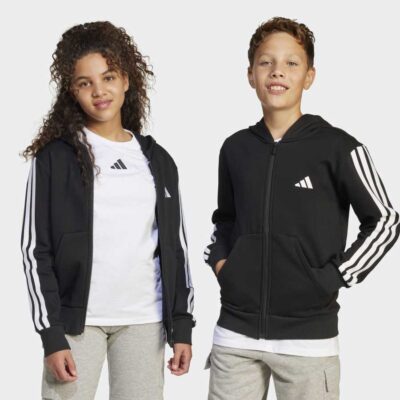 adidas Essentials Full-Zip Hoodie Παιδική Ζακέτα με Κουκούλα