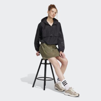 adidas Future Icons 3-Stripes Γυναικείο Αντιανεμικό Μπουφάν