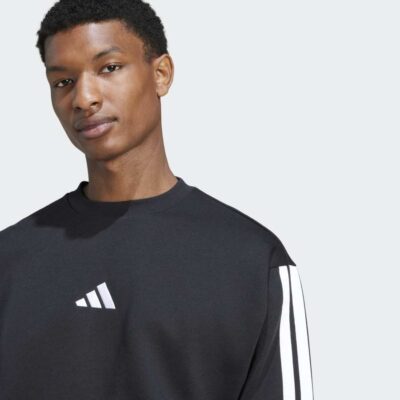adidas Essentials 3-Stripes Fleece Ανδρική Φούτερ