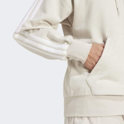 adidas Essentials French Terry 3-Stripes Full-Zip Hoodie Ανδρική Ζακέτα