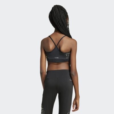 adidas Train Essentials Glam Print Παιδικό Aθλητικό Bra για Kορίτσια