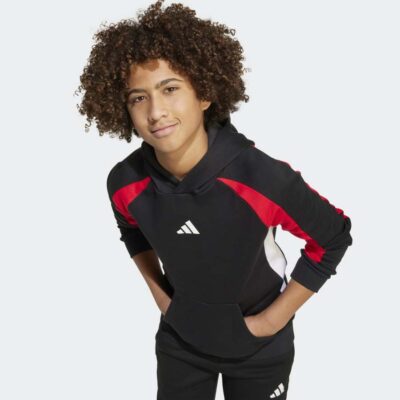 adidas Essentials Colorblock Παιδικό Φούτερ με Κουκούλα