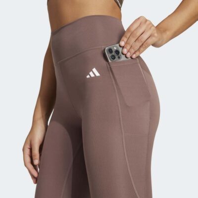 adidas Optime Essentials Stash Pocket Full-Length Γυναικείο Κολάν