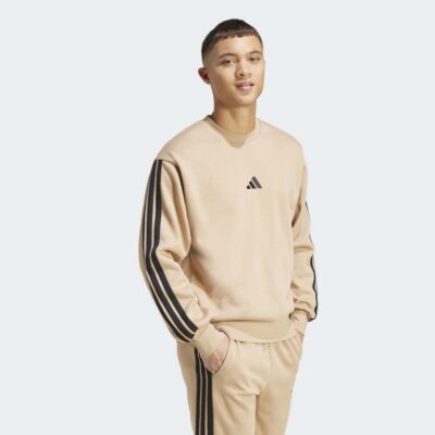 adidas Essentials 3-Stripes Fleece Ανδρική Φούτερ