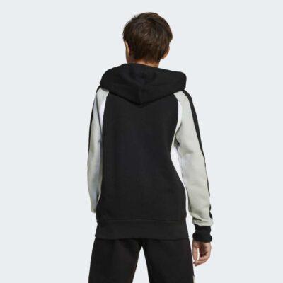 adidas Seasonal Essentials Colorblock Fleece Παιδικό Φούτερ με Κουκούλα