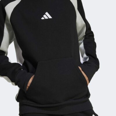 adidas Seasonal Essentials Colorblock Fleece Παιδικό Φούτερ με Κουκούλα