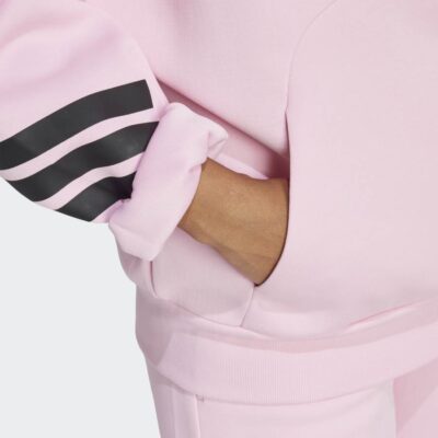 adidas Future Icons 3-Stripes Hoodie Γυναικείο Φούτερ με κουκούλα