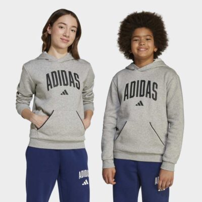 adidas Seasonals Essentials Collegiate Typography Παιδικό Φούτερ με Κουκούλα