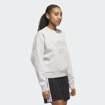 adidas Cozy Γυναικείo Φούτερ χωρίς Κουκούλα