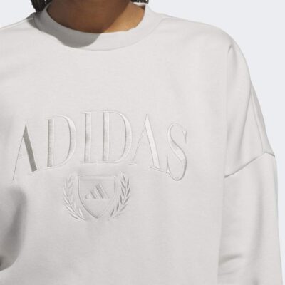 adidas Cozy Γυναικείo Φούτερ χωρίς Κουκούλα